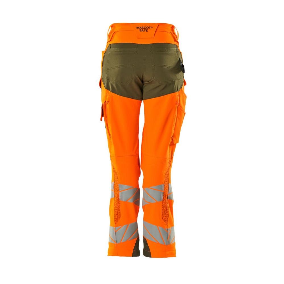 Housut, naiset, DIAMOND, polvitaskut, stretch housut