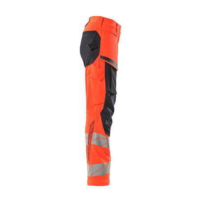 Housut, naiset, DIAMOND, polvitaskut, stretch housut