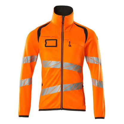 Fleece-villapaita vetoketjulla mikrofleece-takki