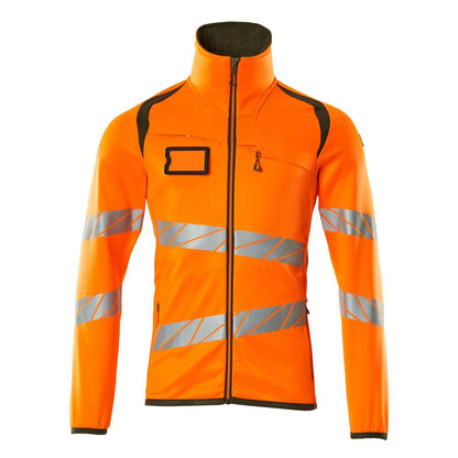Fleece-villapaita vetoketjulla mikrofleece-takki