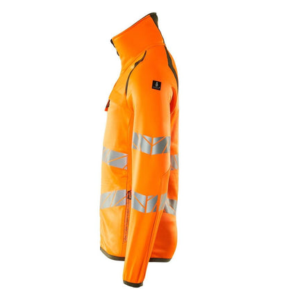 Fleece-villapaita vetoketjulla mikrofleece-takki