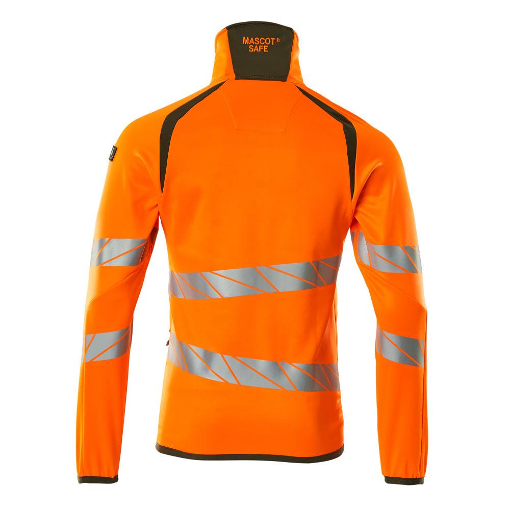 Fleece-villapaita vetoketjulla mikrofleece-takki