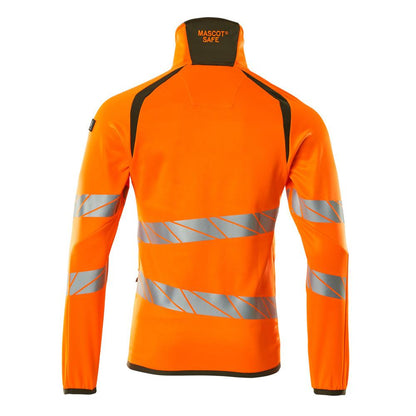 Fleece-villapaita vetoketjulla mikrofleece-takki