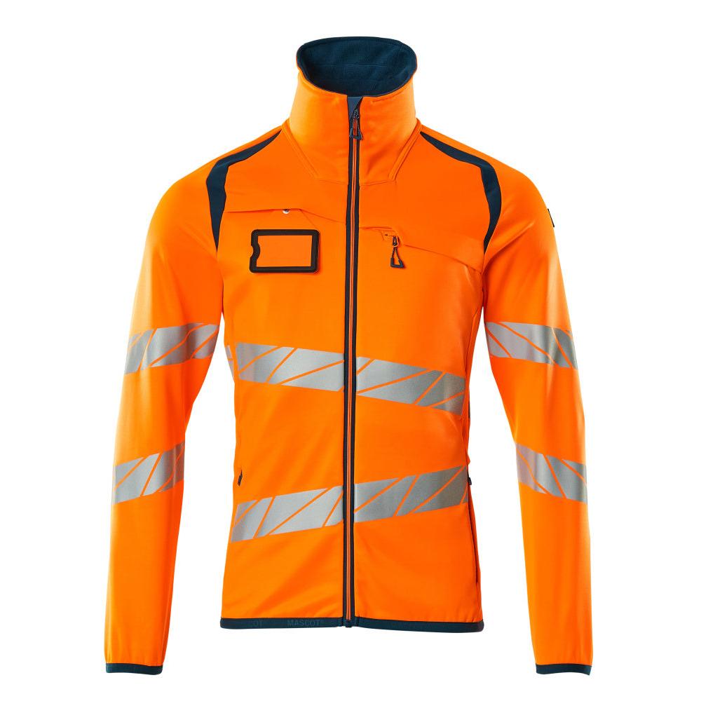 Fleece-villapaita vetoketjulla mikrofleece-takki