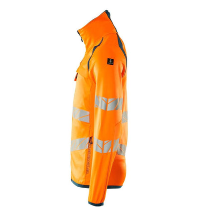 Fleece-villapaita vetoketjulla mikrofleece-takki