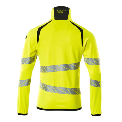 Fleece-villapaita vetoketjulla mikrofleece-takki