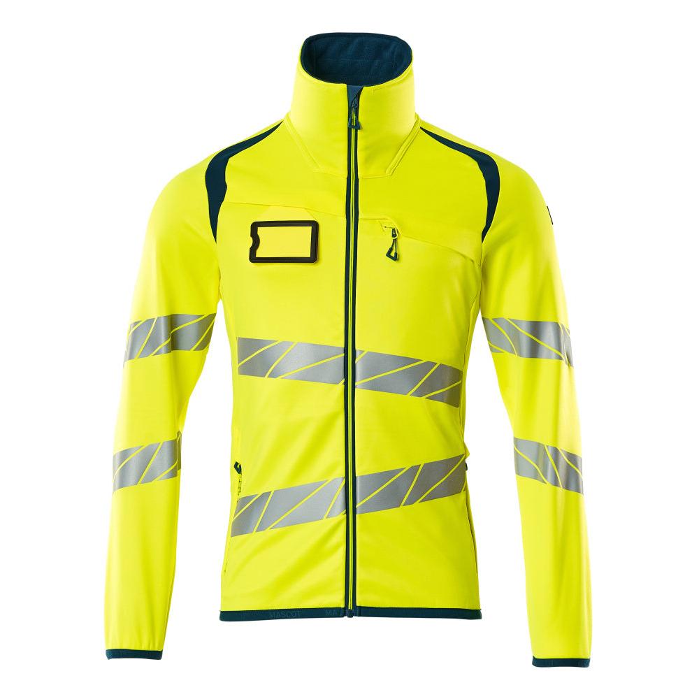 Fleece-villapaita vetoketjulla mikrofleece-takki
