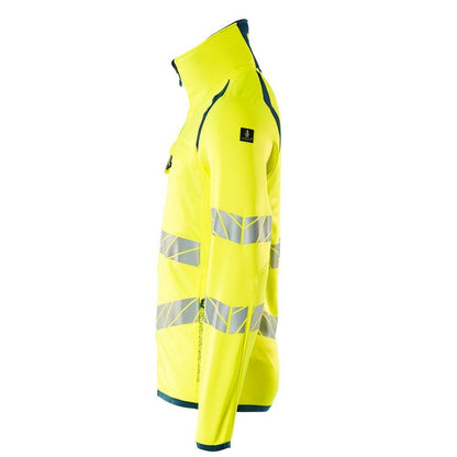 Fleece-villapaita vetoketjulla mikrofleece-takki