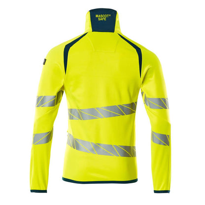 Fleece-villapaita vetoketjulla mikrofleece-takki