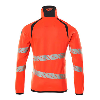 Fleece-villapaita vetoketjulla mikrofleece-takki