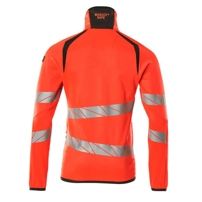 Fleece-villapaita vetoketjulla mikrofleece-takki