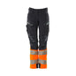 Housut, naiset, DIAMOND, polvitaskut, stretch housut