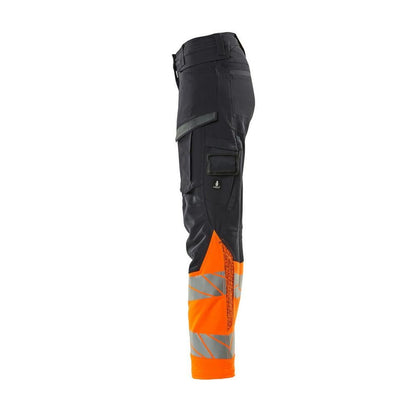 Housut, naiset, DIAMOND, polvitaskut, stretch housut