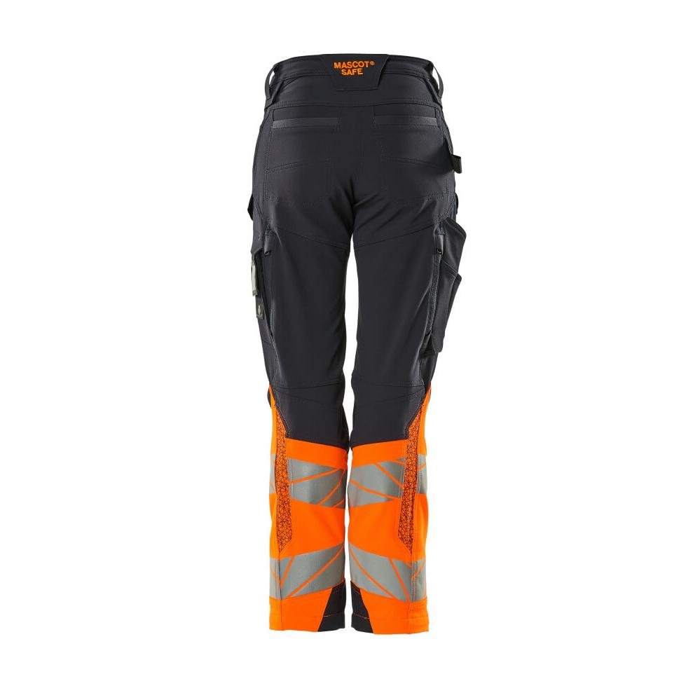 Housut, naiset, DIAMOND, polvitaskut, stretch housut