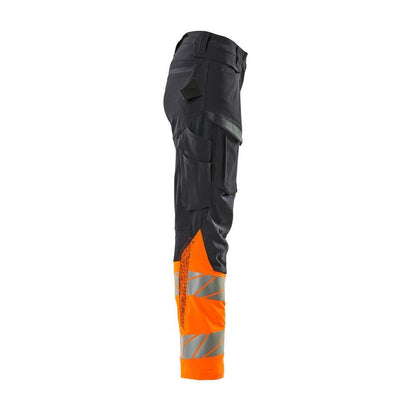 Housut, naiset, DIAMOND, polvitaskut, stretch housut
