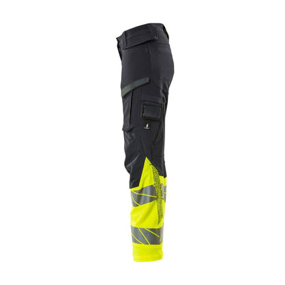 Housut, naiset, DIAMOND, polvitaskut, stretch housut