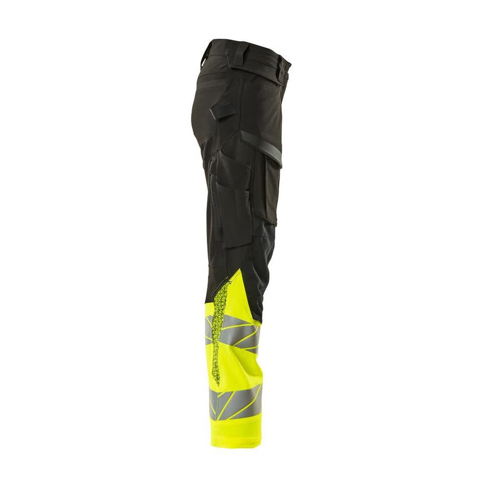 Housut, naiset, DIAMOND, polvitaskut, stretch housut