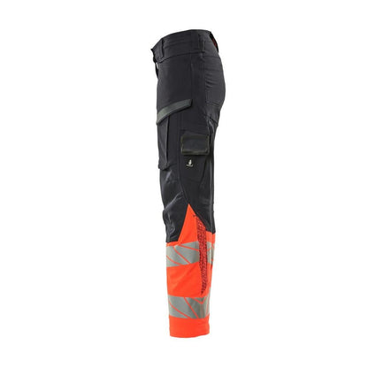 Housut, naiset, DIAMOND, polvitaskut, stretch housut