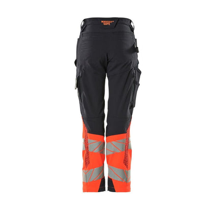 Housut, naiset, DIAMOND, polvitaskut, stretch housut