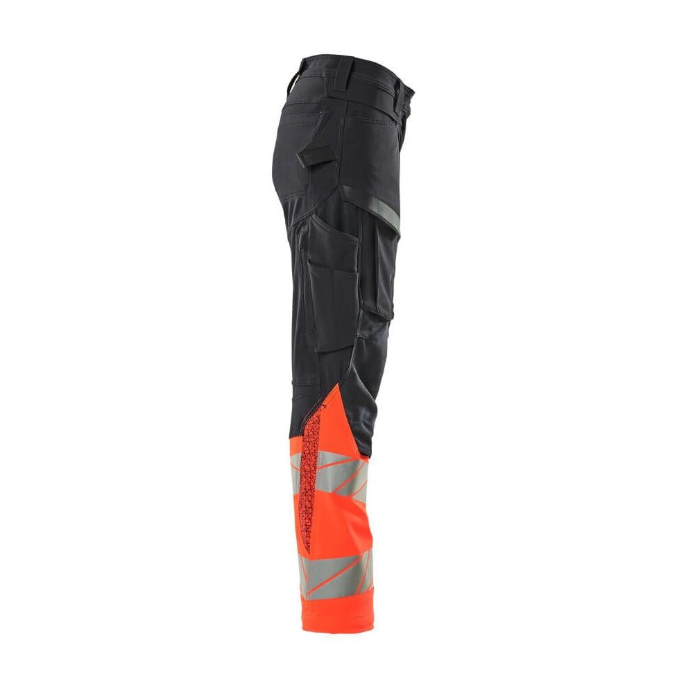 Housut, naiset, DIAMOND, polvitaskut, stretch housut