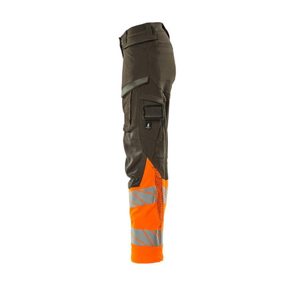 Housut, naiset, DIAMOND, polvitaskut, stretch housut