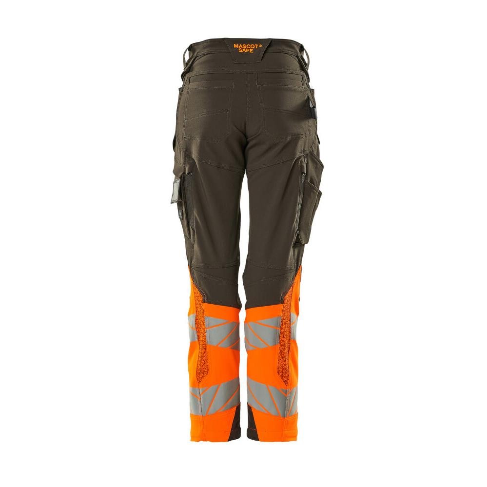 Housut, naiset, DIAMOND, polvitaskut, stretch housut