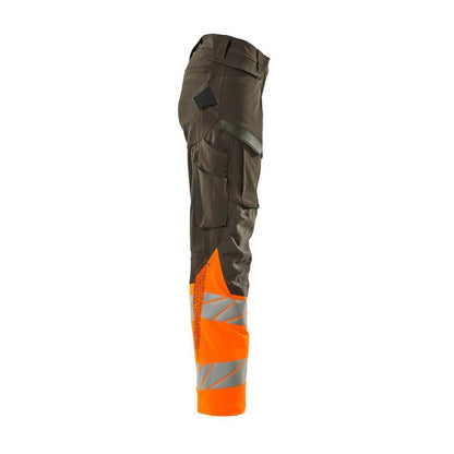 Housut, naiset, DIAMOND, polvitaskut, stretch housut