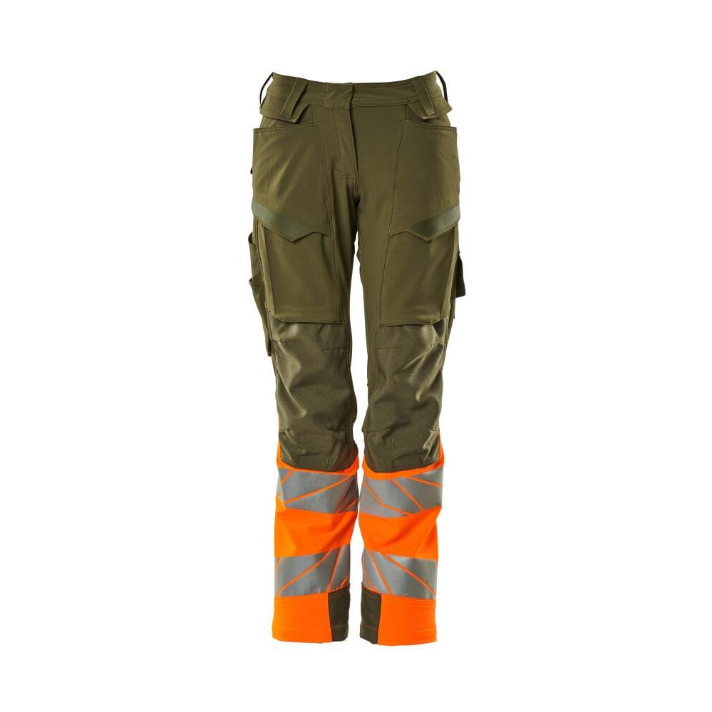 Housut, naiset, DIAMOND, polvitaskut, stretch housut