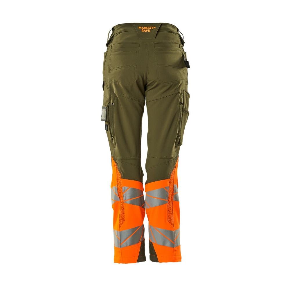 Housut, naiset, DIAMOND, polvitaskut, stretch housut