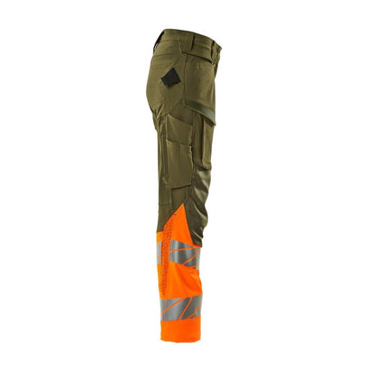 Housut, naiset, DIAMOND, polvitaskut, stretch housut