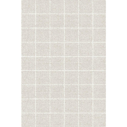 Lähikuva Duni GmbH:n Dunilin-lautasliinoista 40 x 60 cm 1/4 taitto näyttää vaaleanbeigen kankaan, jossa on valkoinen ruutukuvio, ja joka elegantin rakenteensa ansiosta sopii täydellisesti laadukkaisiin lautasliinoihin ja tyylikkääseen pöytäkoristeluun.