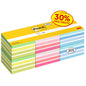 Yksi pakkaus Post-it® Notes -kuutioita, 76x76 mm, 450 arkkia/lohko, värilajiteltu (6 lohkoa), 3M Deutschland GmbH:lta - ihanteellinen muistiinpanoihin toimistossa. PEFC-sertifioitu (SGSCH-PEFC-COC-110078).
