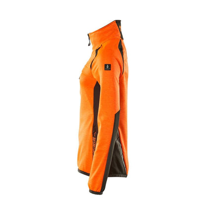 Fleecepusero, jossa lyhyt vetoketju, naisten microfleece-takki