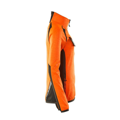 Fleecepusero, jossa lyhyt vetoketju, naisten microfleece-takki