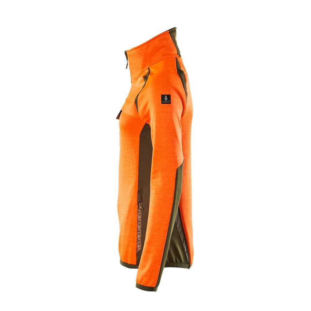 Fleecepusero, jossa lyhyt vetoketju, naisten microfleece-takki