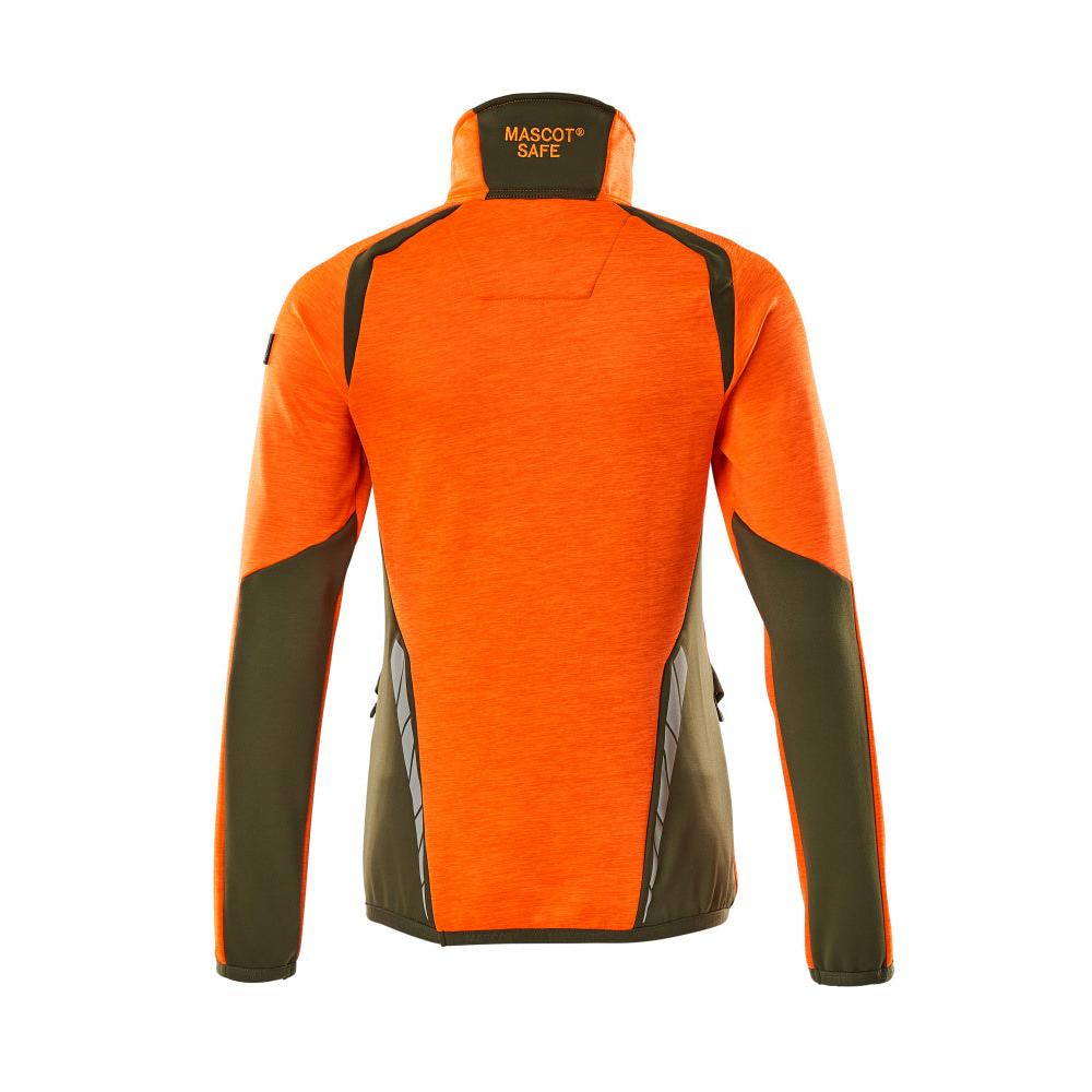 Fleecepusero, jossa lyhyt vetoketju, naisten microfleece-takki