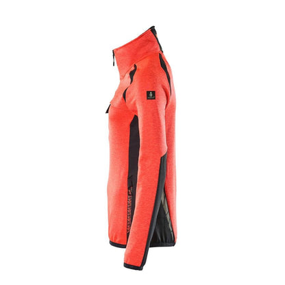Fleecepusero, jossa lyhyt vetoketju, naisten microfleece-takki