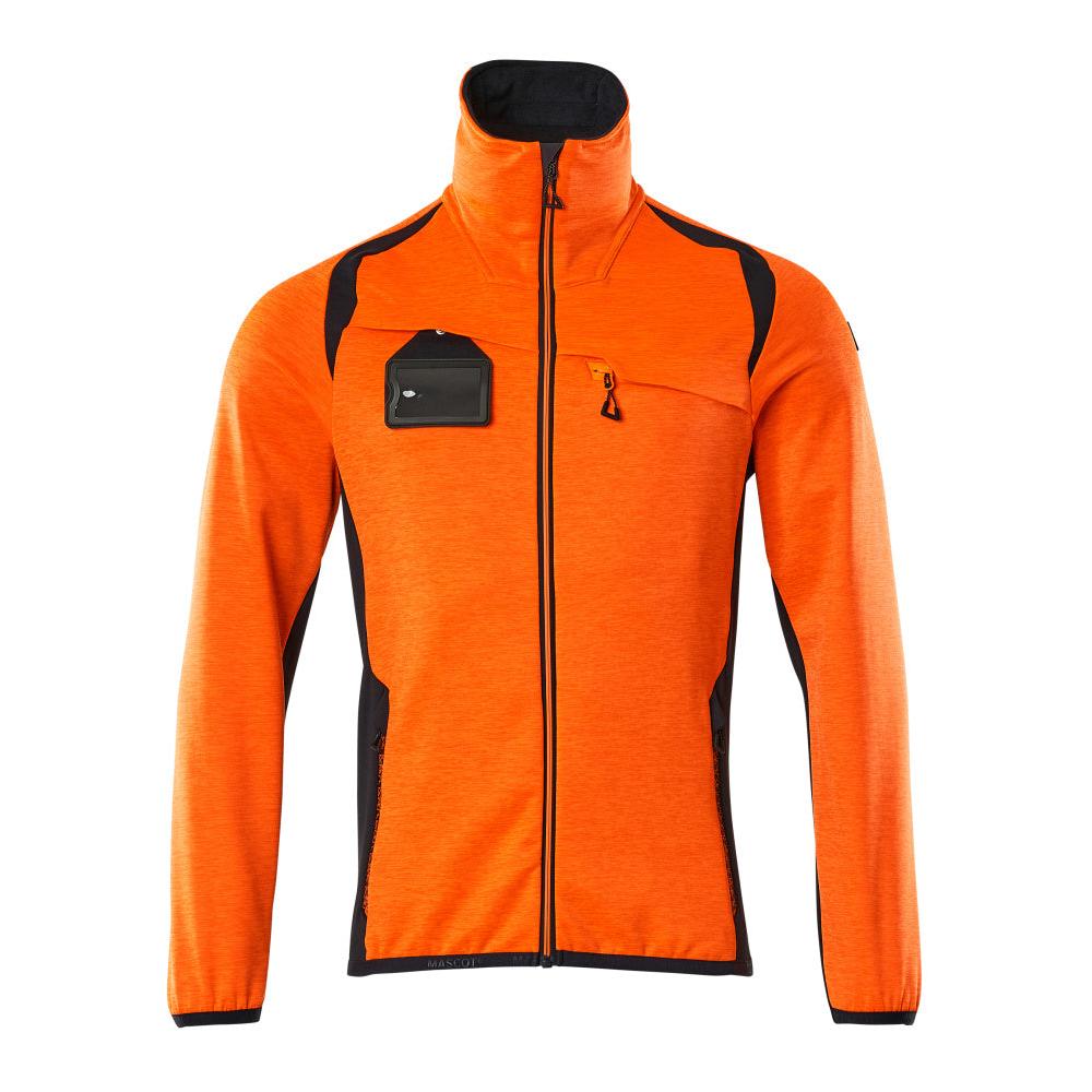 Fleece-villapaita vetoketjulla mikrofleece-takki