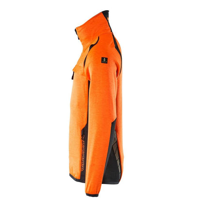Fleece-villapaita vetoketjulla mikrofleece-takki