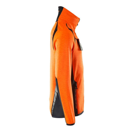 Fleece-villapaita vetoketjulla mikrofleece-takki