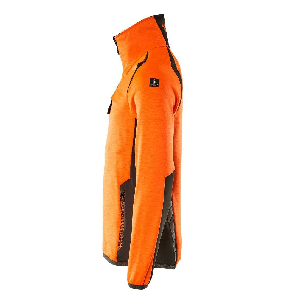 Fleece-villapaita vetoketjulla mikrofleece-takki
