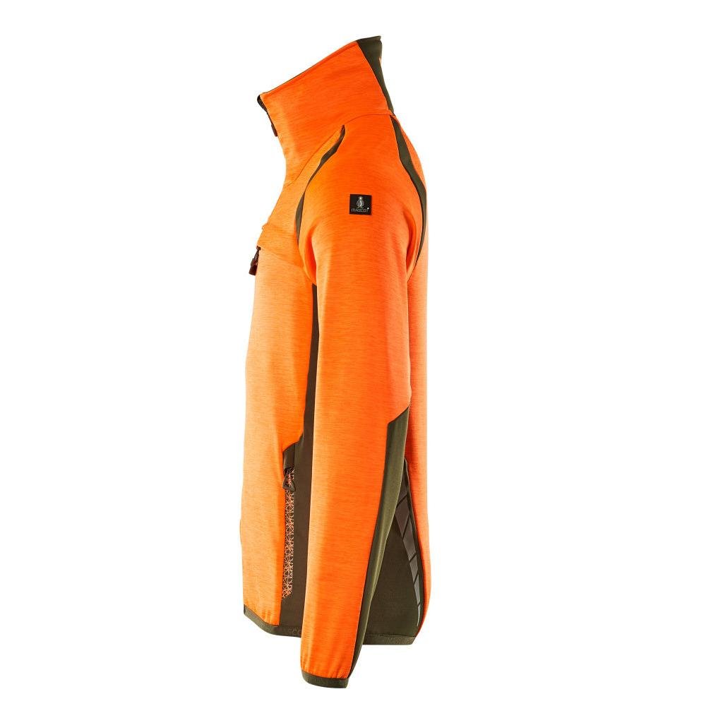 Fleece-villapaita vetoketjulla mikrofleece-takki