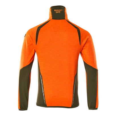 Fleece-villapaita vetoketjulla mikrofleece-takki