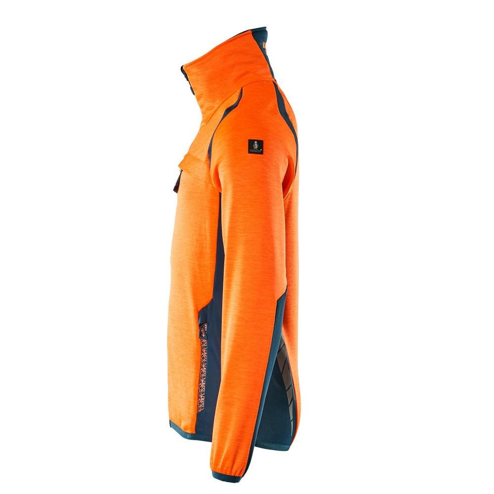 Fleece-villapaita vetoketjulla mikrofleece-takki