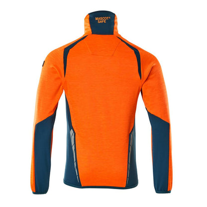 Fleece-villapaita vetoketjulla mikrofleece-takki