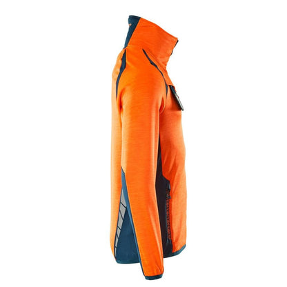 Fleece-villapaita vetoketjulla mikrofleece-takki