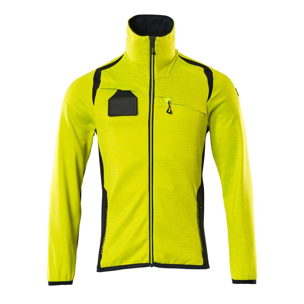 Fleece-villapaita vetoketjulla mikrofleece-takki