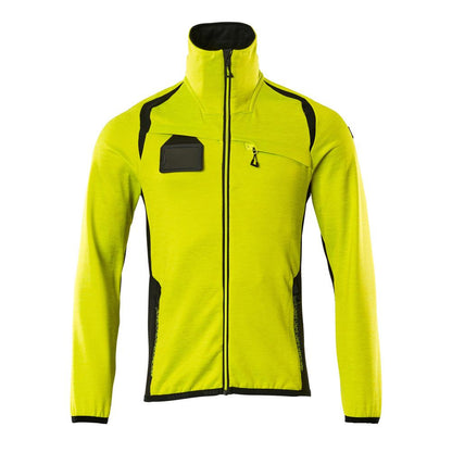 Fleece-villapaita vetoketjulla mikrofleece-takki
