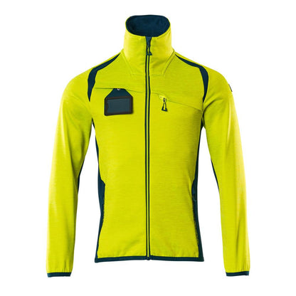 Fleece-villapaita vetoketjulla mikrofleece-takki