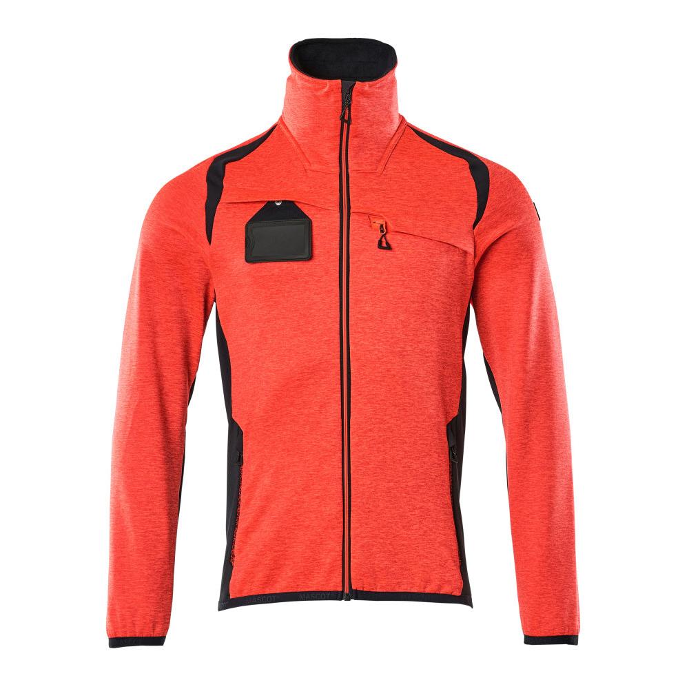 Fleece-villapaita vetoketjulla mikrofleece-takki